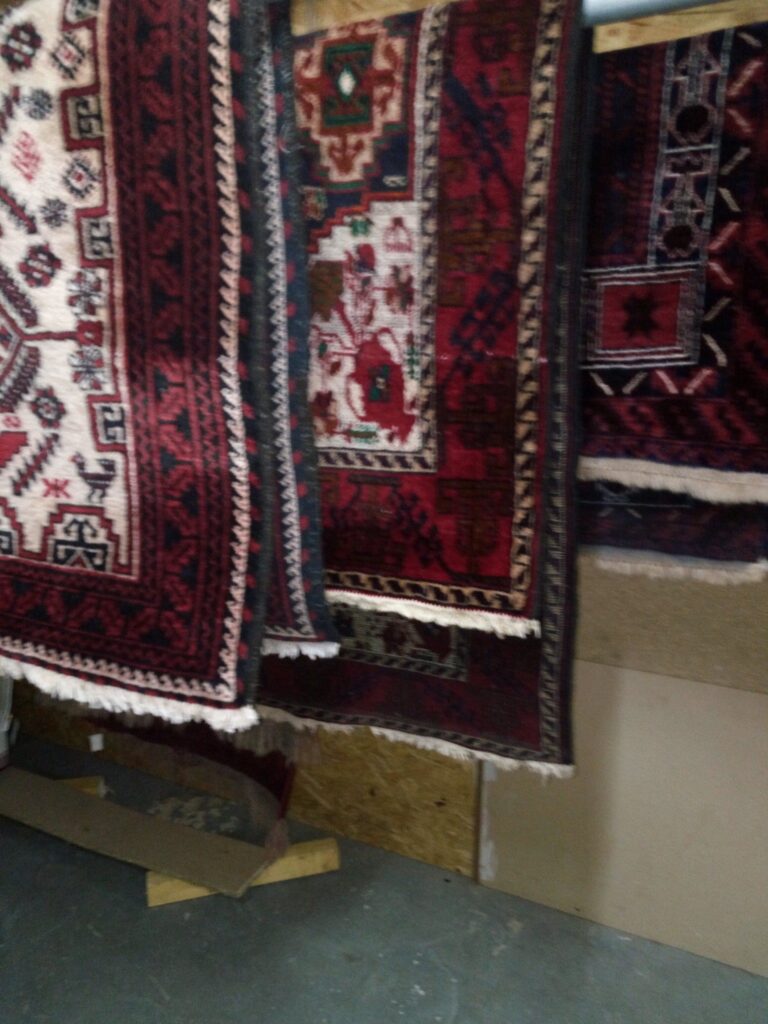 Séchage tapis